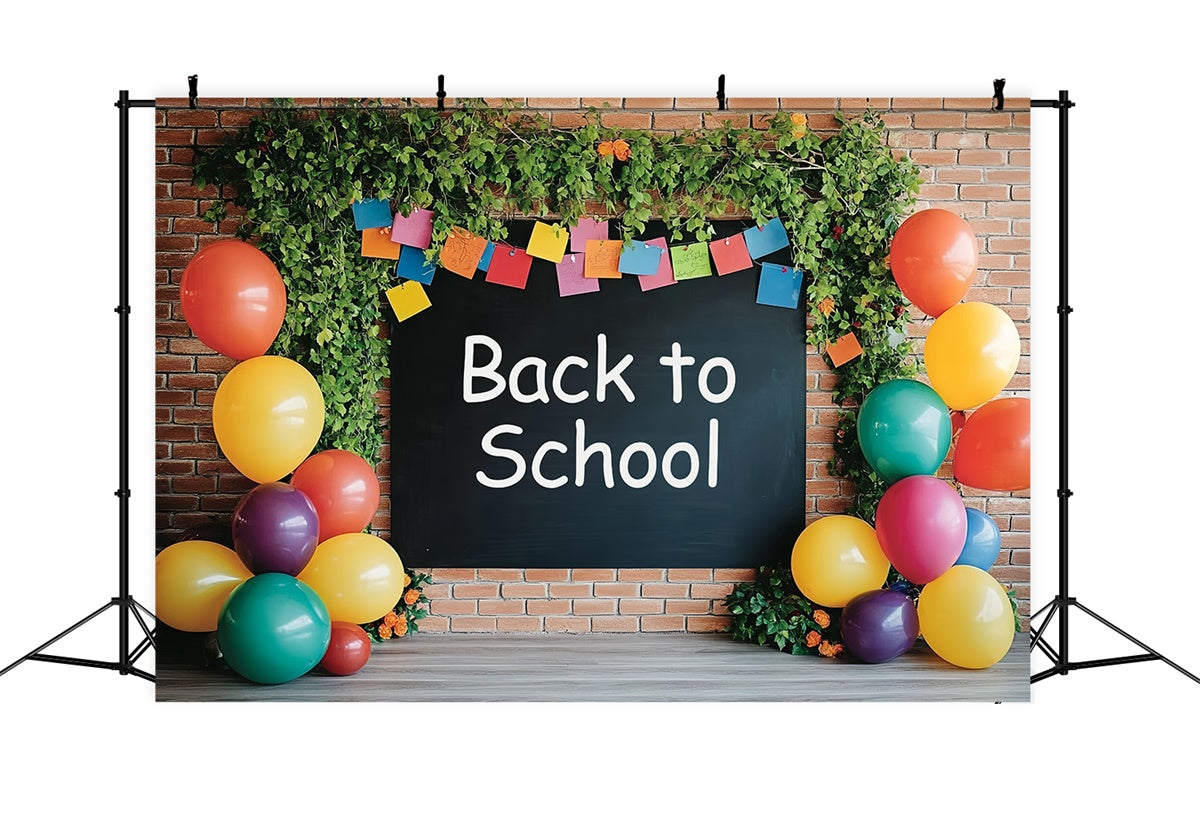School Photo Backdrops Brick School Bash Backdrop BRP57-20