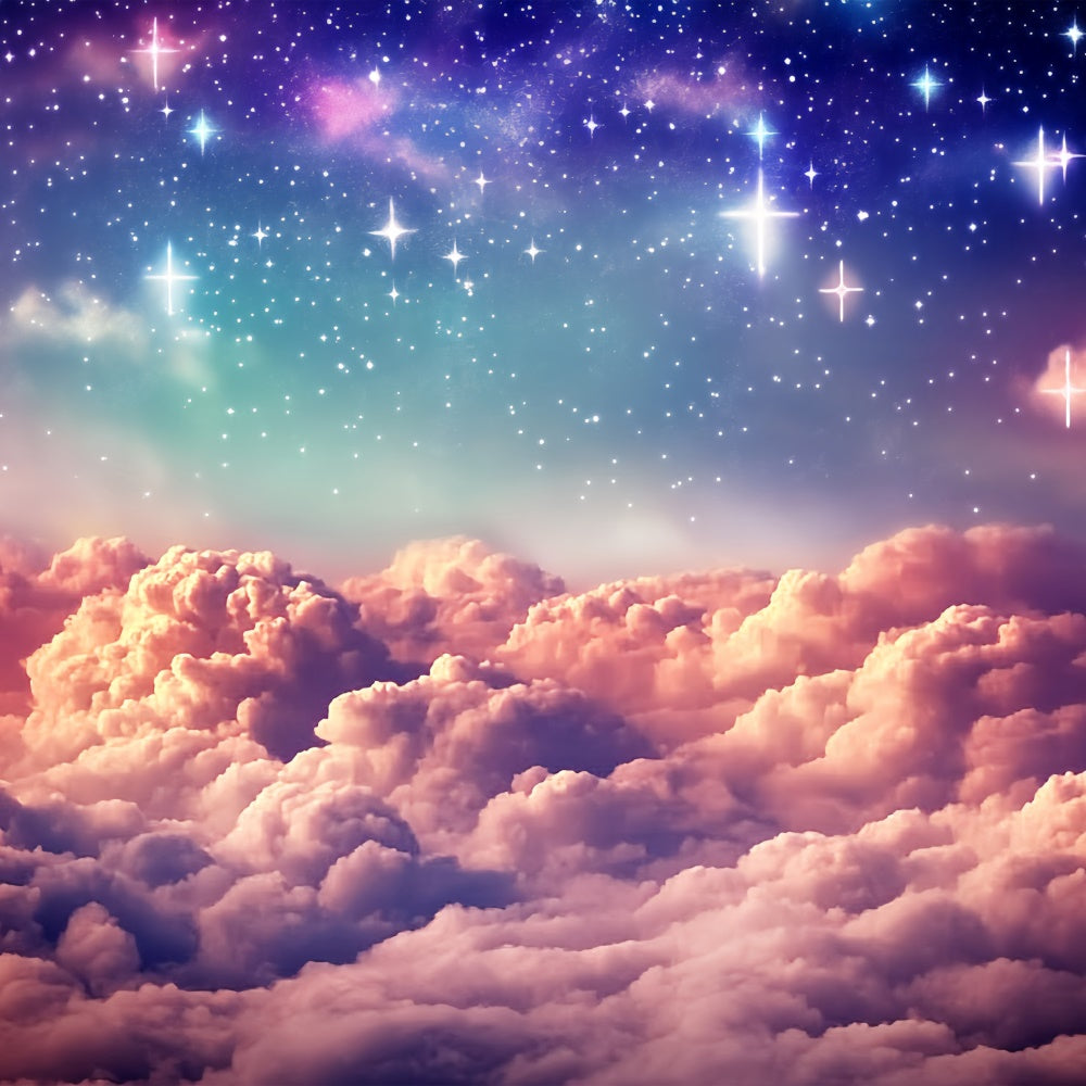 Starry Sky Backdrop Twilight Starburst Cloud Backdrop BRP57-207