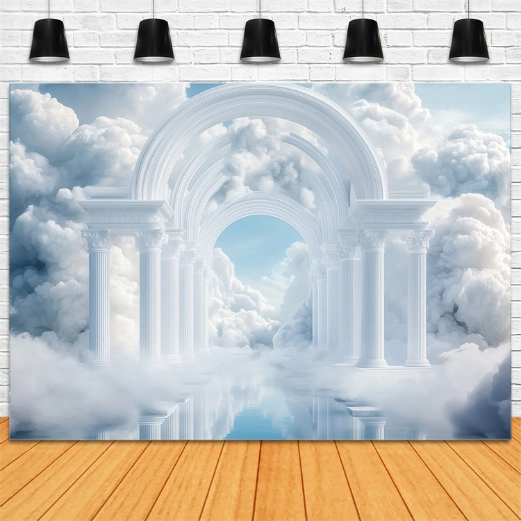 Clouds Backdrop Celestial Archway Palace Backdrop BRP57-216