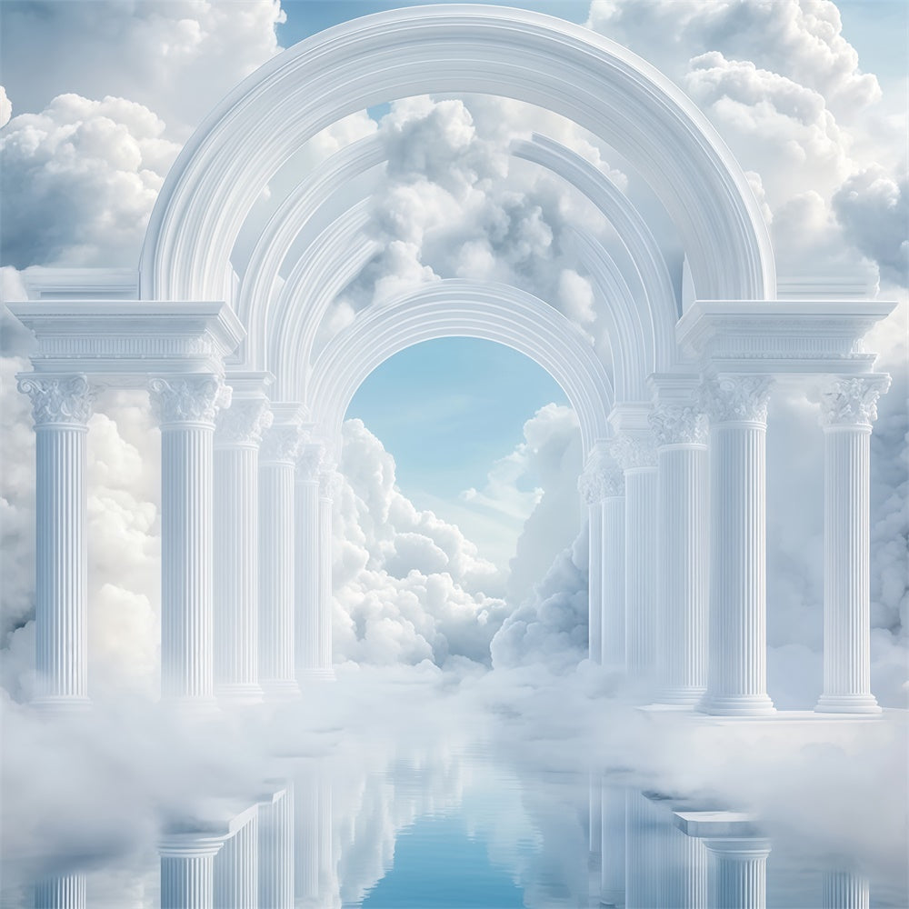 Clouds Backdrop Celestial Archway Palace Backdrop BRP57-216