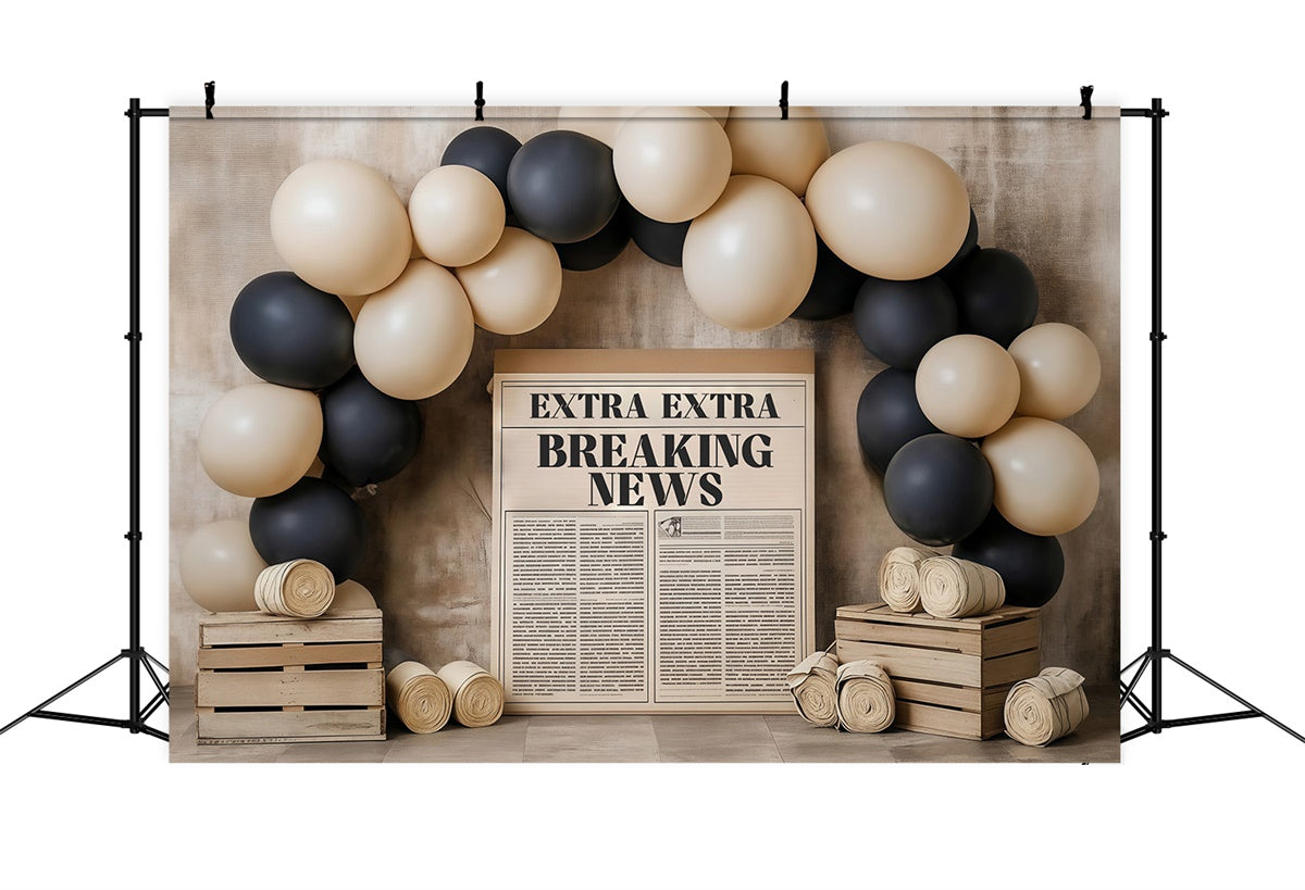 Kids Backdrop Modern Vintage Press Style Backdrop BRP57-239