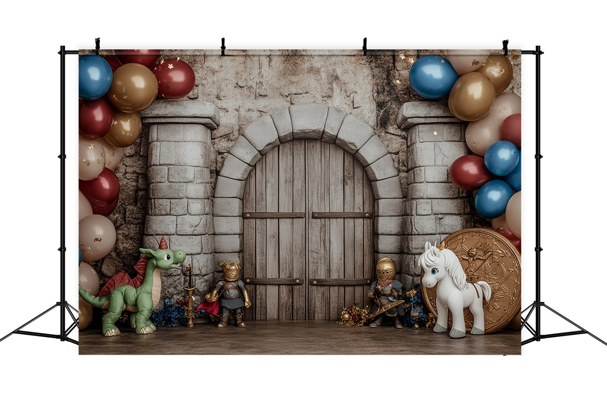 Kids Backdrop Fantasy Fortress Adventure Backdrop BRP57-251