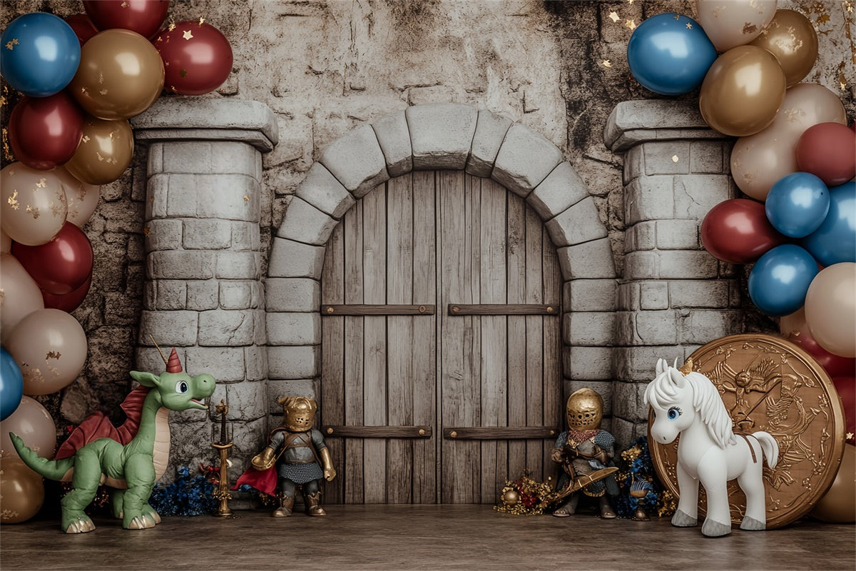 Kids Backdrop Fantasy Fortress Adventure Backdrop BRP57-251