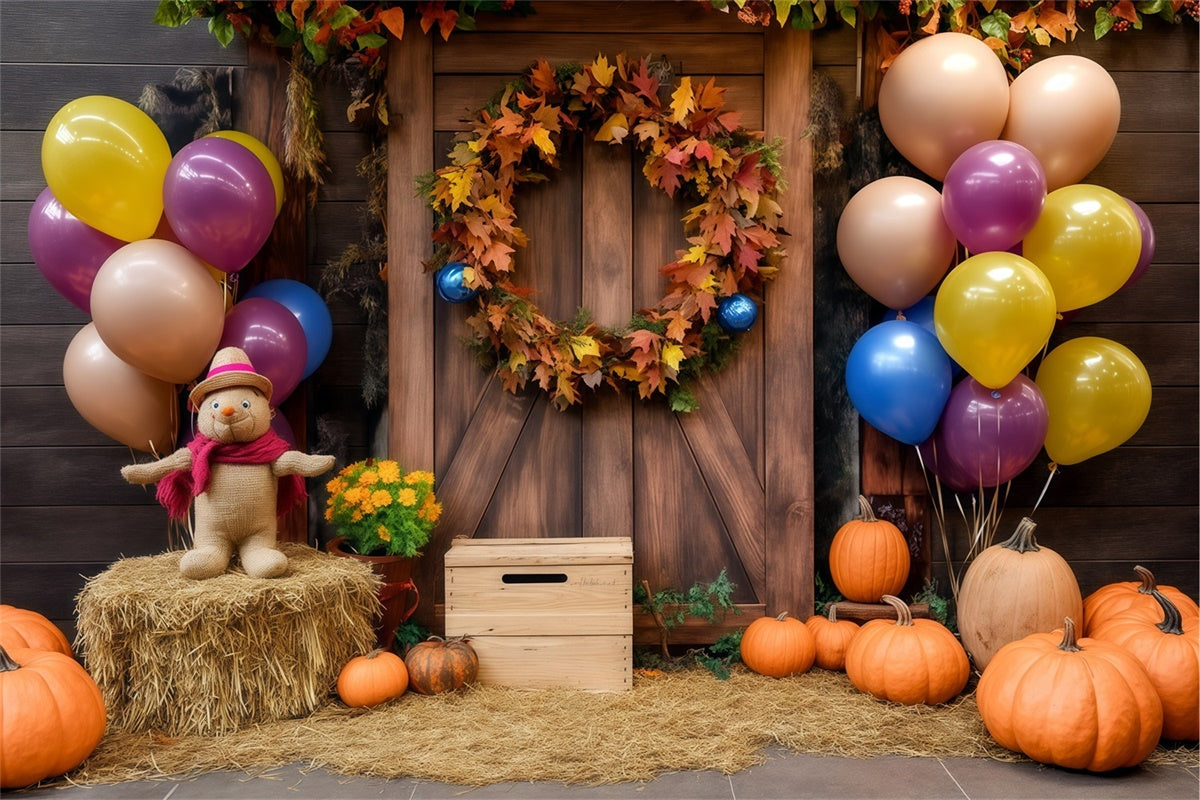 Children Backdrops Rustic Wreath Welcome Backdrop BRP57-269