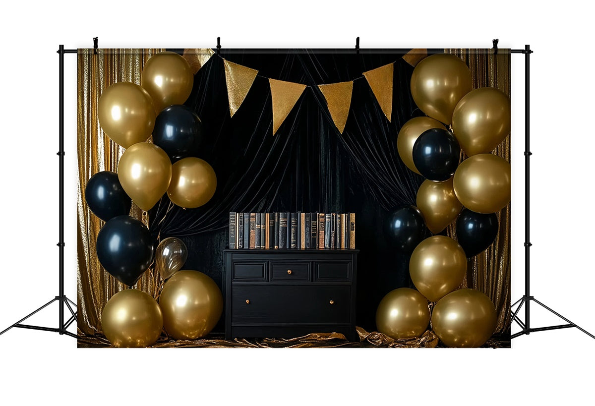 Back To School Photo Backdrop Elegant Academia Backdrop BRP57-27