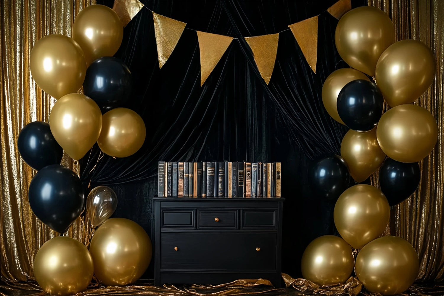 Back To School Photo Backdrop Elegant Academia Backdrop BRP57-27