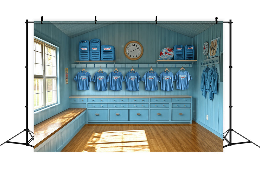 Sports Photo Backdrop Locker Room Ready Backdrop BRP57-294
