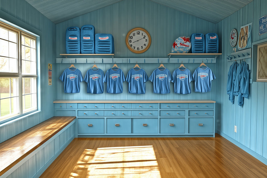 Sports Photo Backdrop Locker Room Ready Backdrop BRP57-294