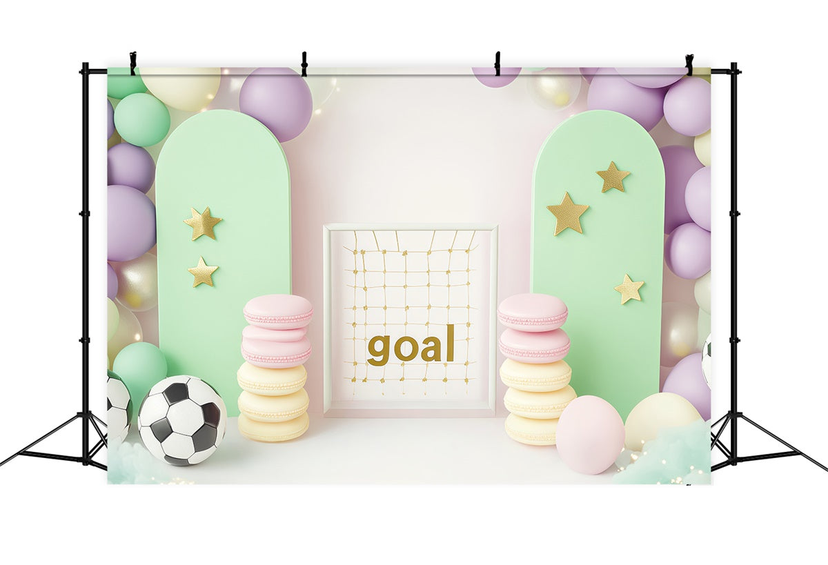 Sports Backdrops Sweet Goal Celebration Backdrop BRP57-303