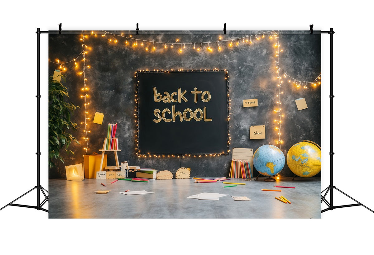 Classroom Backdrop Twinkle Light Learning Backdrop BRP57-37