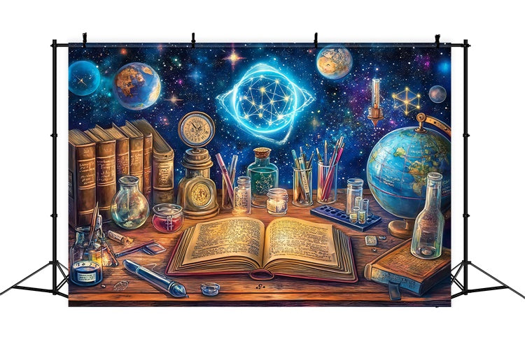 Back To School Backdrops Stellar Discovery Desk Backdrop BRP57-39