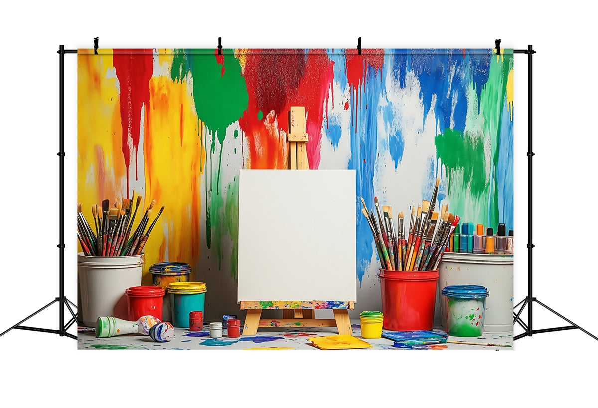 School Picture Backdrop Creative Canvas Moment Backdrop BRP57-51