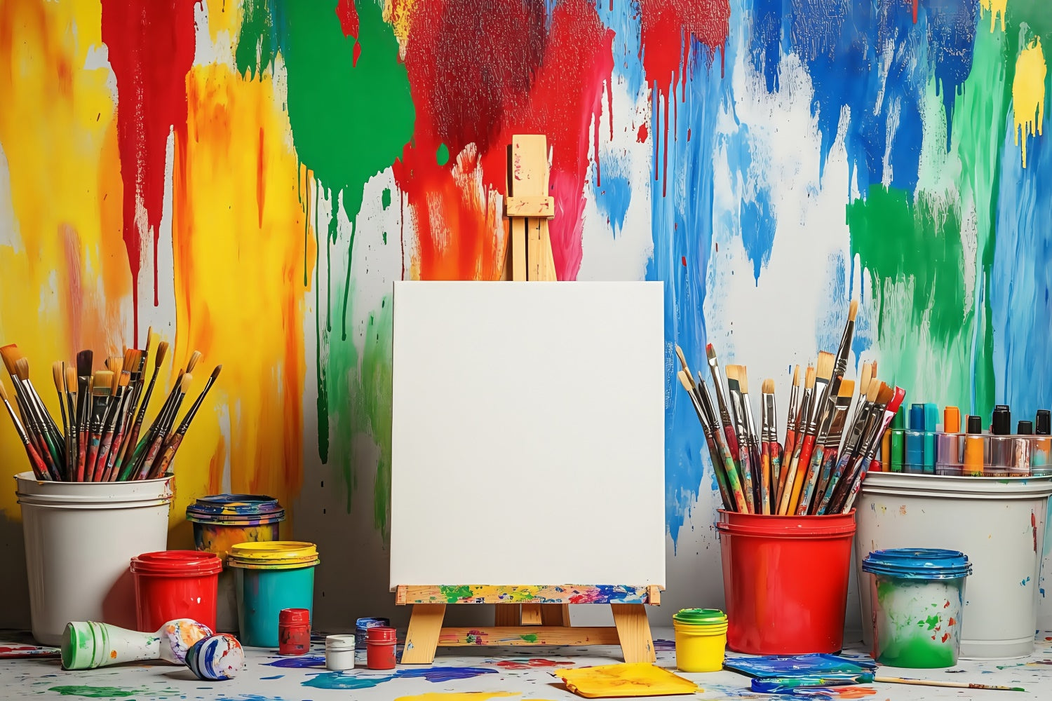 School Picture Backdrop Creative Canvas Moment Backdrop BRP57-51