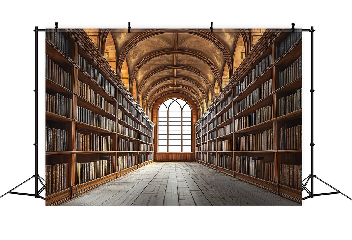 Back To School Backdrops Classic Book Haven Backdrop BRP57-54