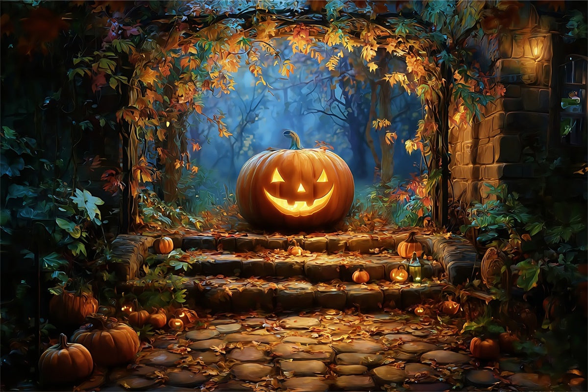 Halloween Photography Backdrop Rustic Autumn Magic Backdrop BRP57-67