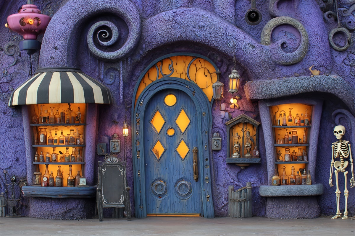 Halloween Backdrops Mystic Elixir Doorway Scene Backdrop BRP57-73
