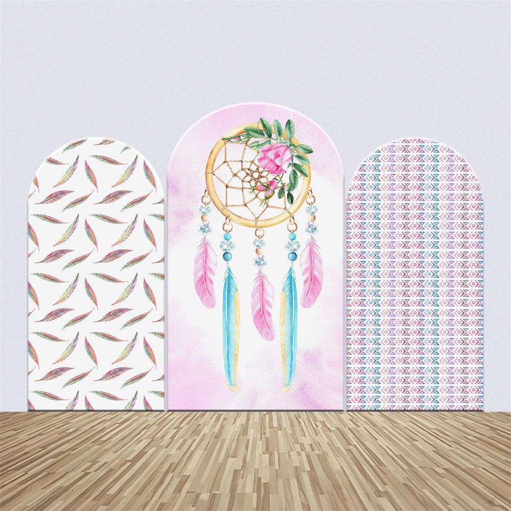 Boho Wedding Backdrop Dreamcatcher Boho Dream Arch Backdrop Kit BRP6-114