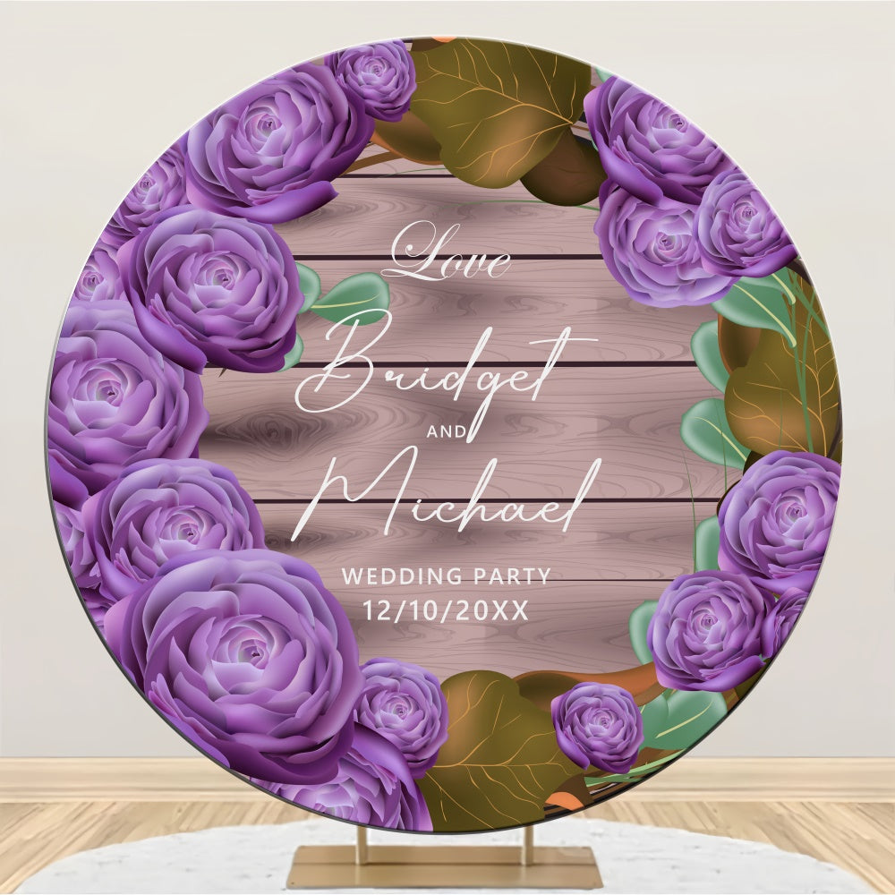 Wedding Backdrop Ideas Sweet Blossom Romance Round Backdrop BRP6-127