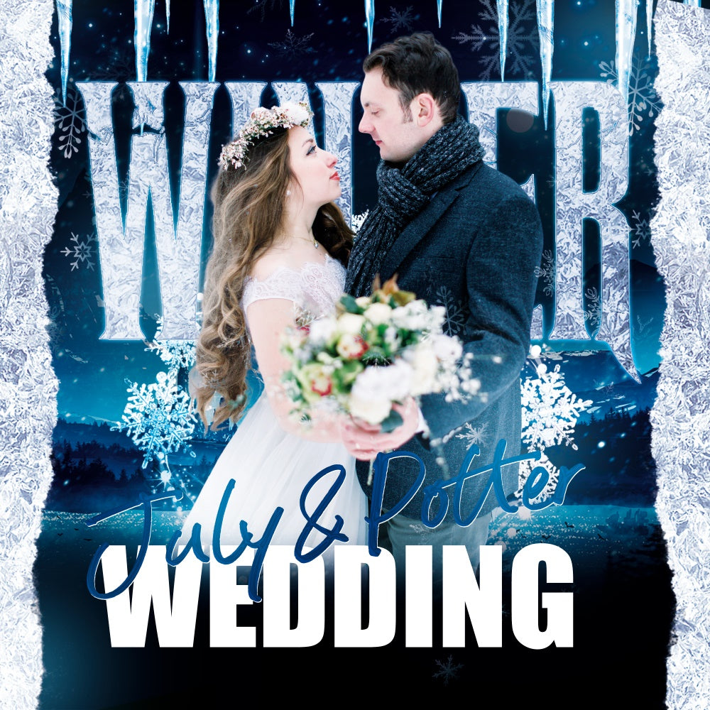 Backdrop For Wedding Winter Frost Wedding Customized Backdrop BRP6-150