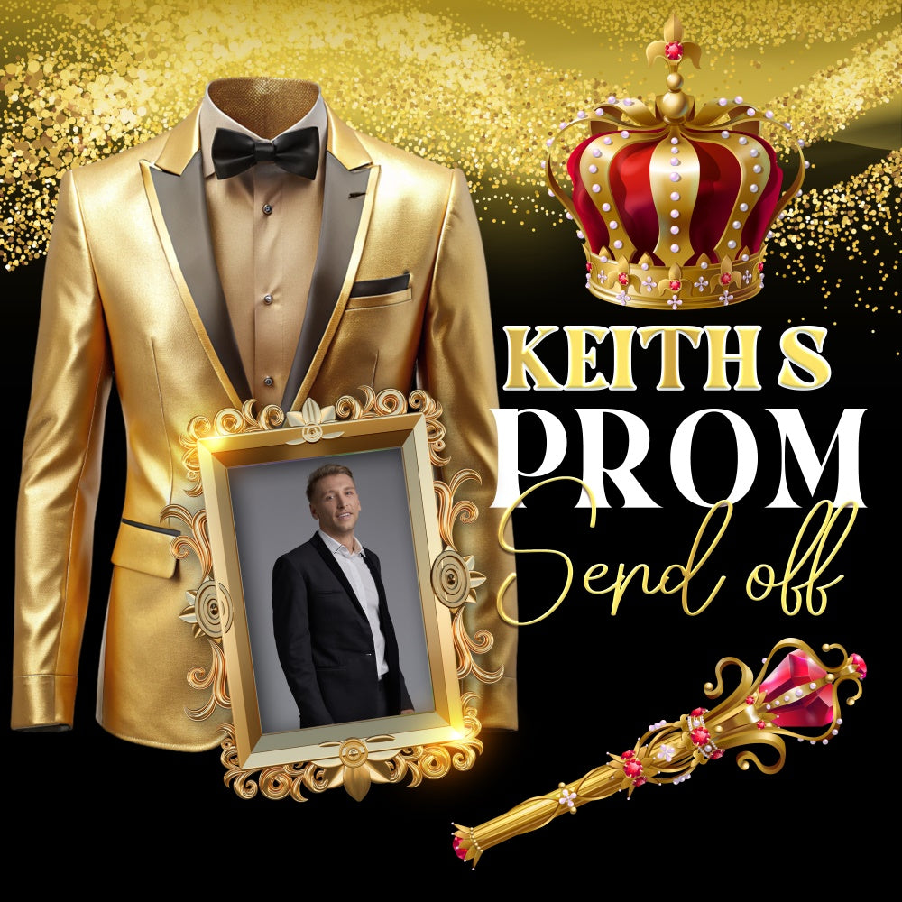 Prom Backdrop Ideas Gold Elegance Personalized Party Graduation Backdrop BRP6-155