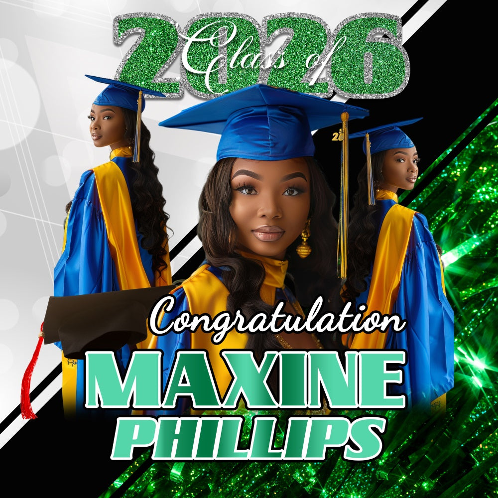 Graduation Backdrop Ideas Green Flash Customized Party Graduation Backdrop BRP6-165