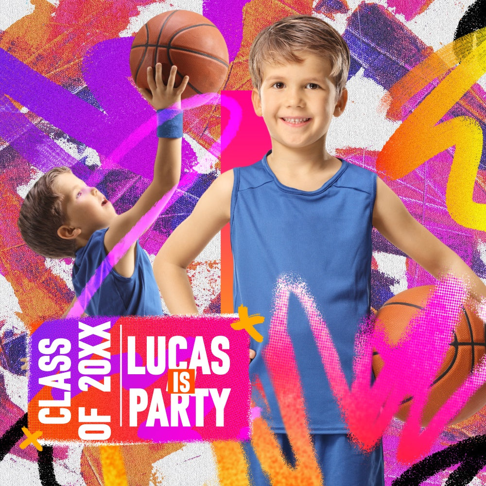 Preschool Graduation Backdrop Pop Sports Customized Party Graduation Backdrop BRP6-189