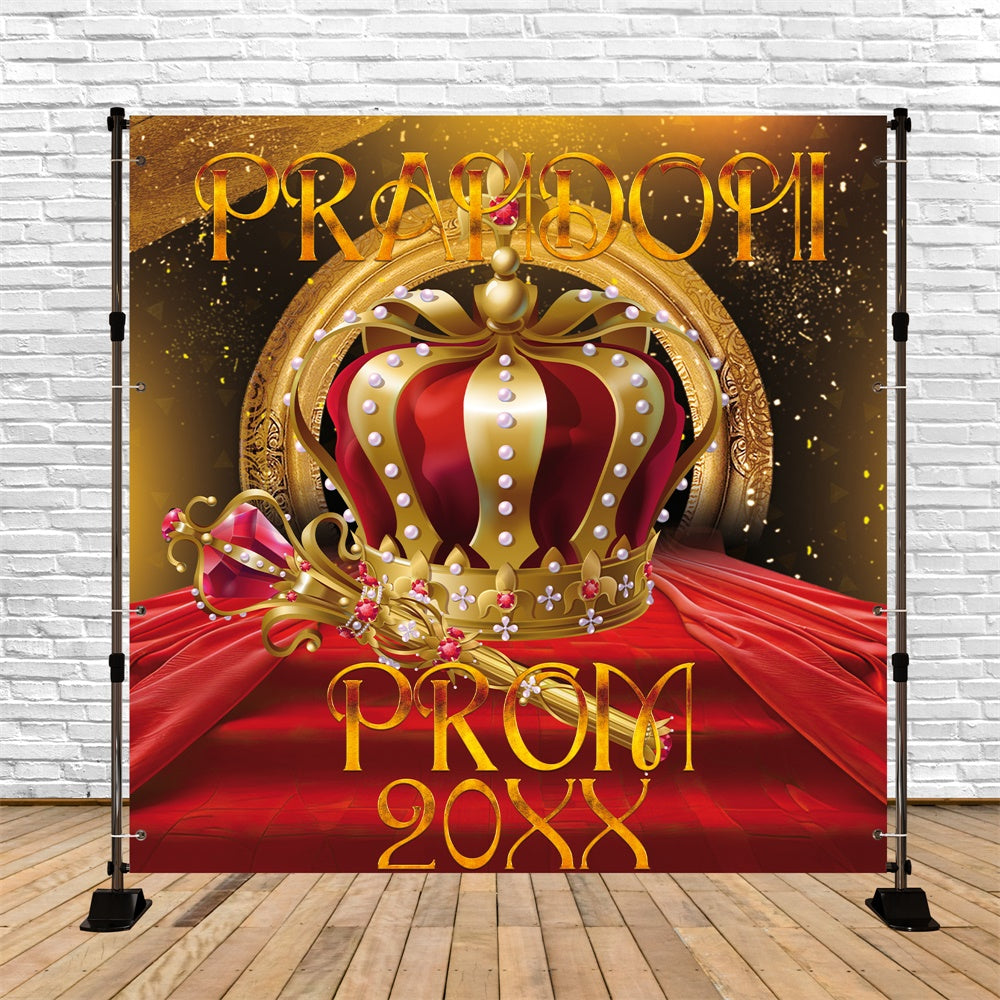Prom Photo Backdrop Crown Jewel Customized Party Graduation Backdrop BRP6-197