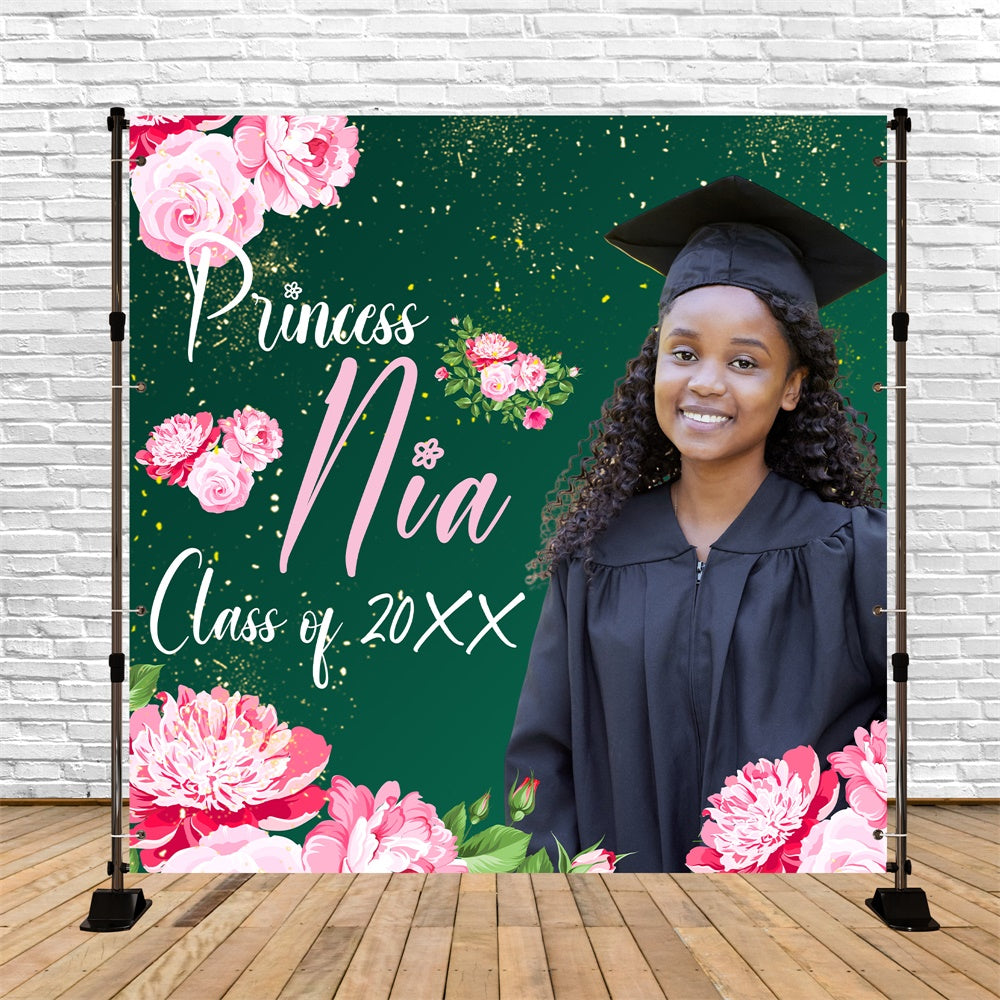 Graduation Backdrops Sweet Blossom Custom Party Graduation Backdrop BRP6-200
