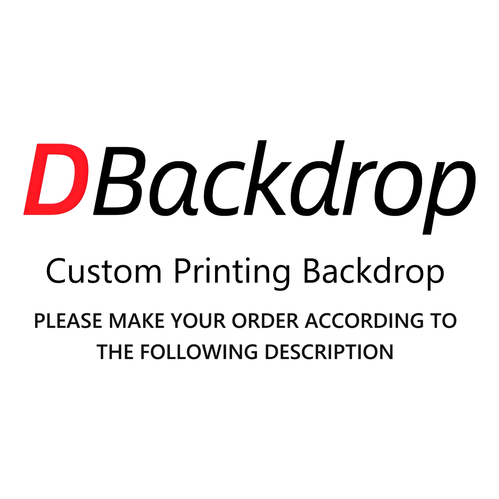Custom Printing Backdrop Custom printing backdrop