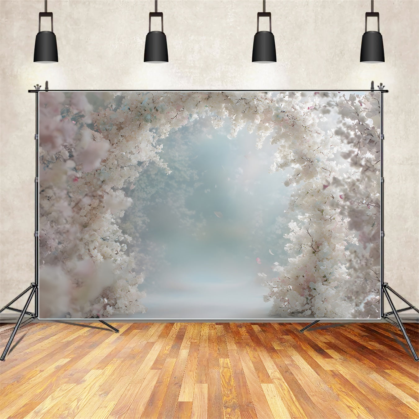 Mother's Day Backdrop Ideas Delicate Cherry Blossom Arch Happy Mothers Day Photo Backdrop By Magali
