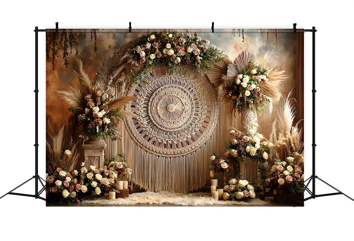 Mother's Day Backdrops Macrame Dream Floral Arrangements Backdrops For Mothers Day By Magali