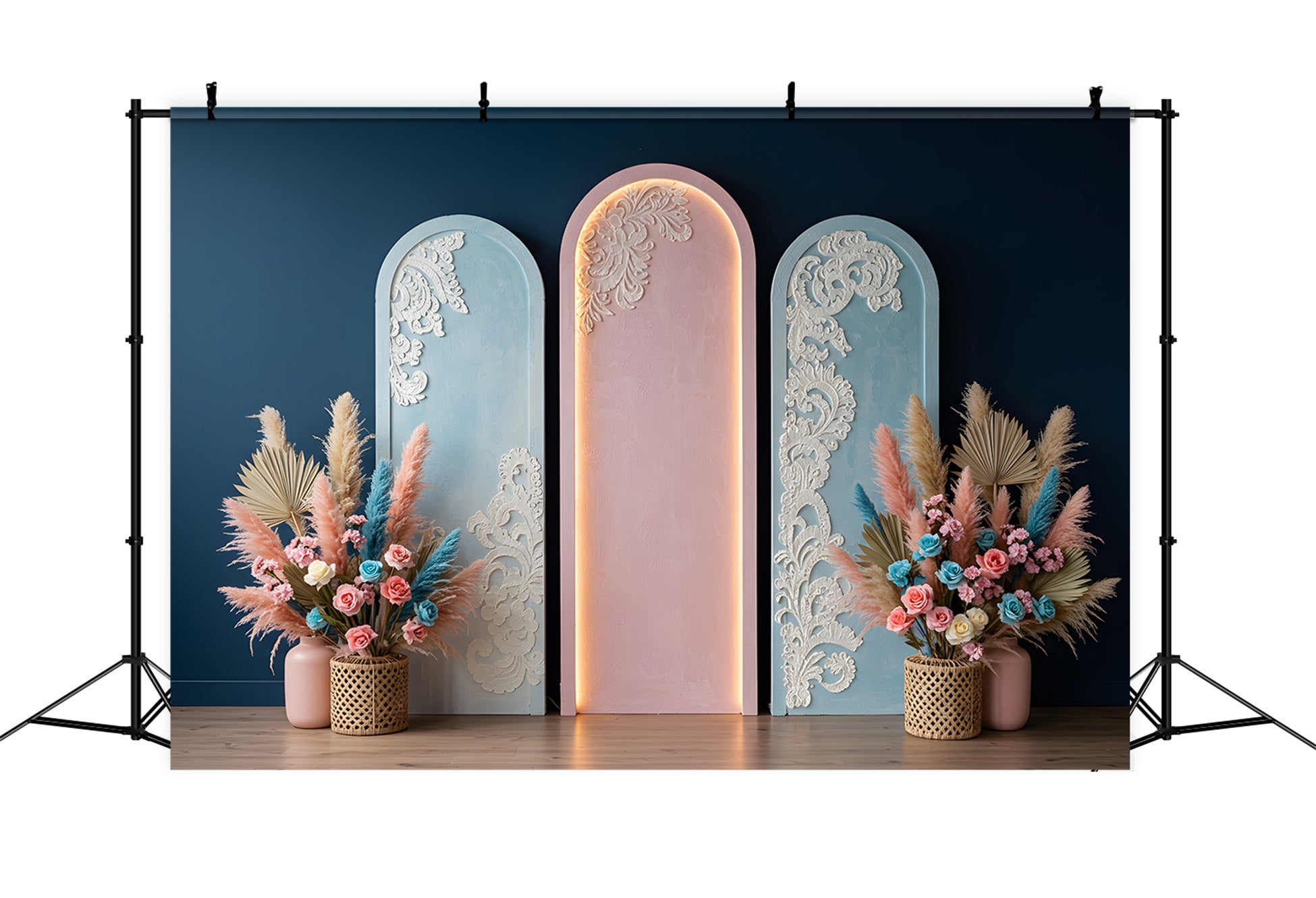Mother's Day Arch Backdrop Pastel Arches Floral Mothers Day Photo Booth Backdrops By Magali
