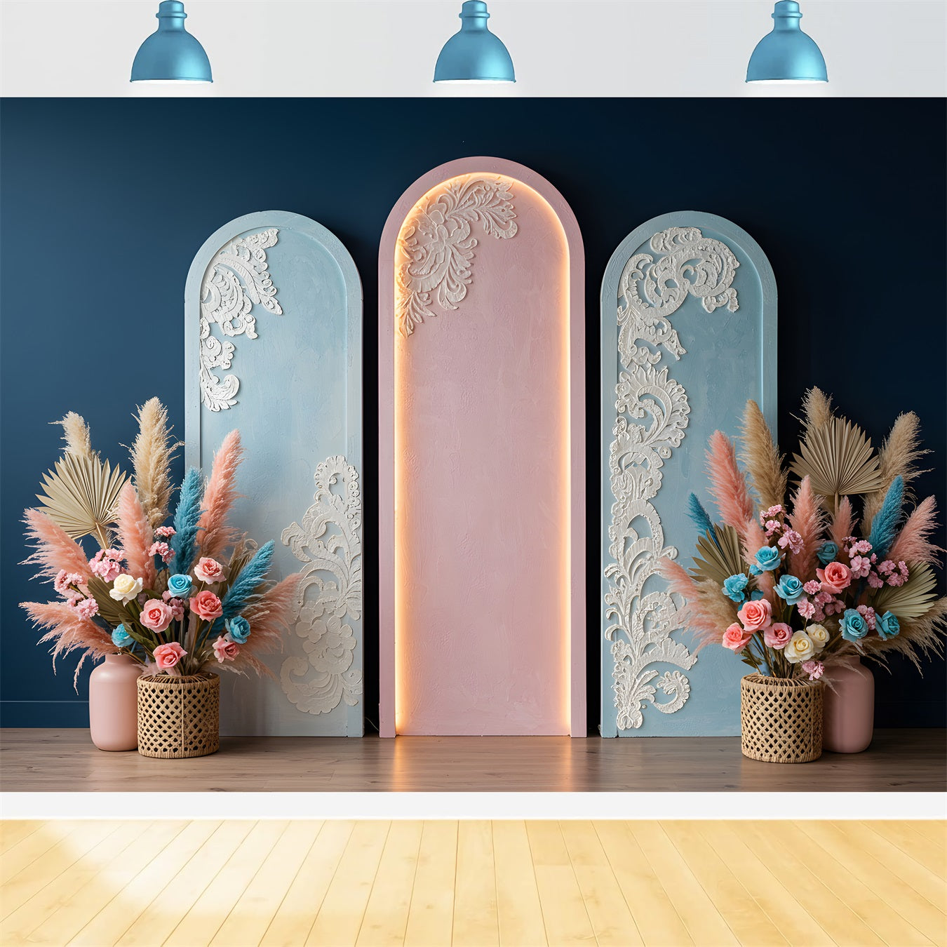 Mother's Day Arch Backdrop Pastel Arches Floral Mothers Day Photo Booth Backdrops By Magali
