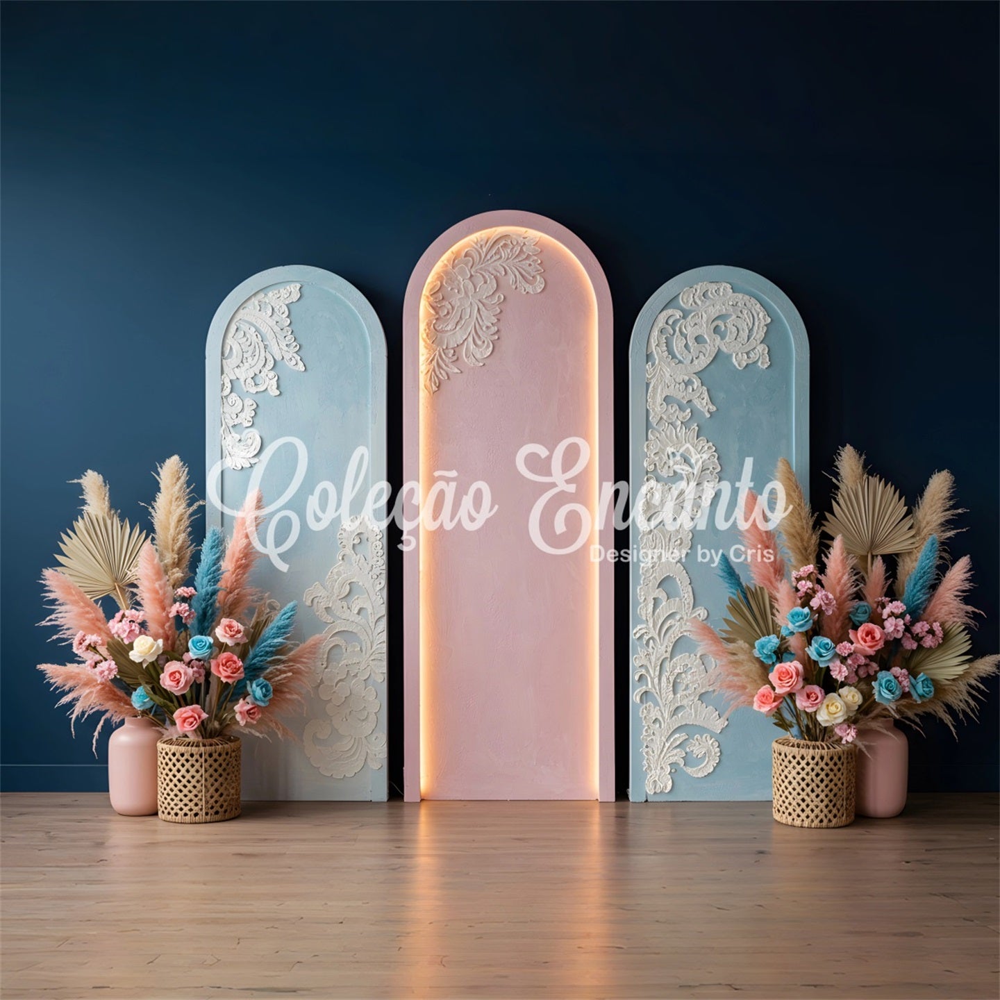 Mother's Day Arch Backdrop Pastel Arches Floral Mothers Day Photo Booth Backdrops By Magali