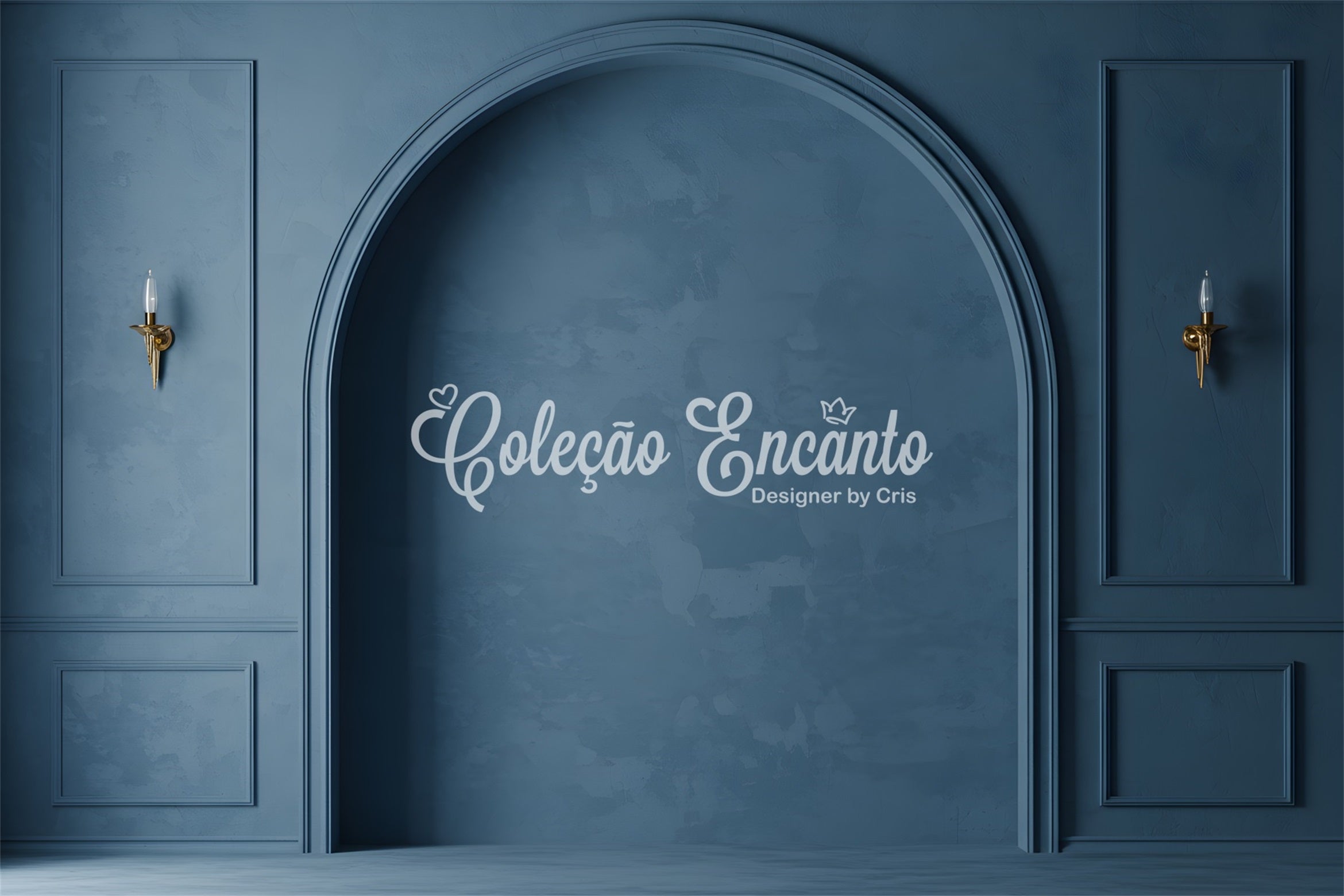 Backdrop For Mothers Day Blue Vintage Wall Archway Backdrops For Mother's Day By Magali