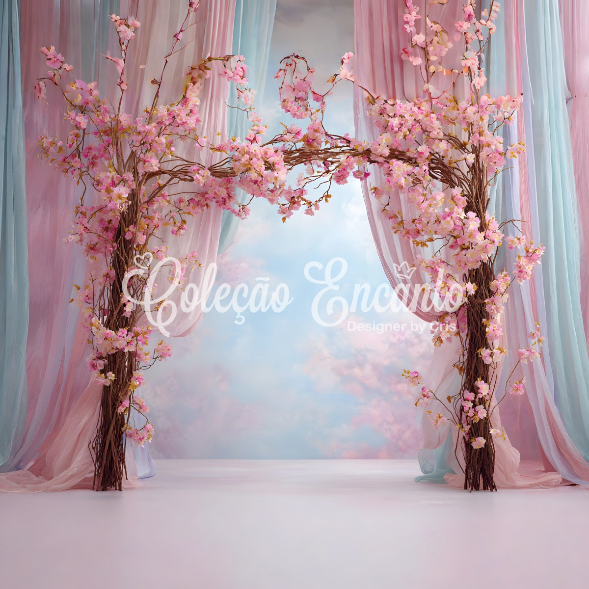 Mother Day Backdrop Pink Blossom Arch Drapery Mothers Day Photo Backdrop Ideas By Magali
