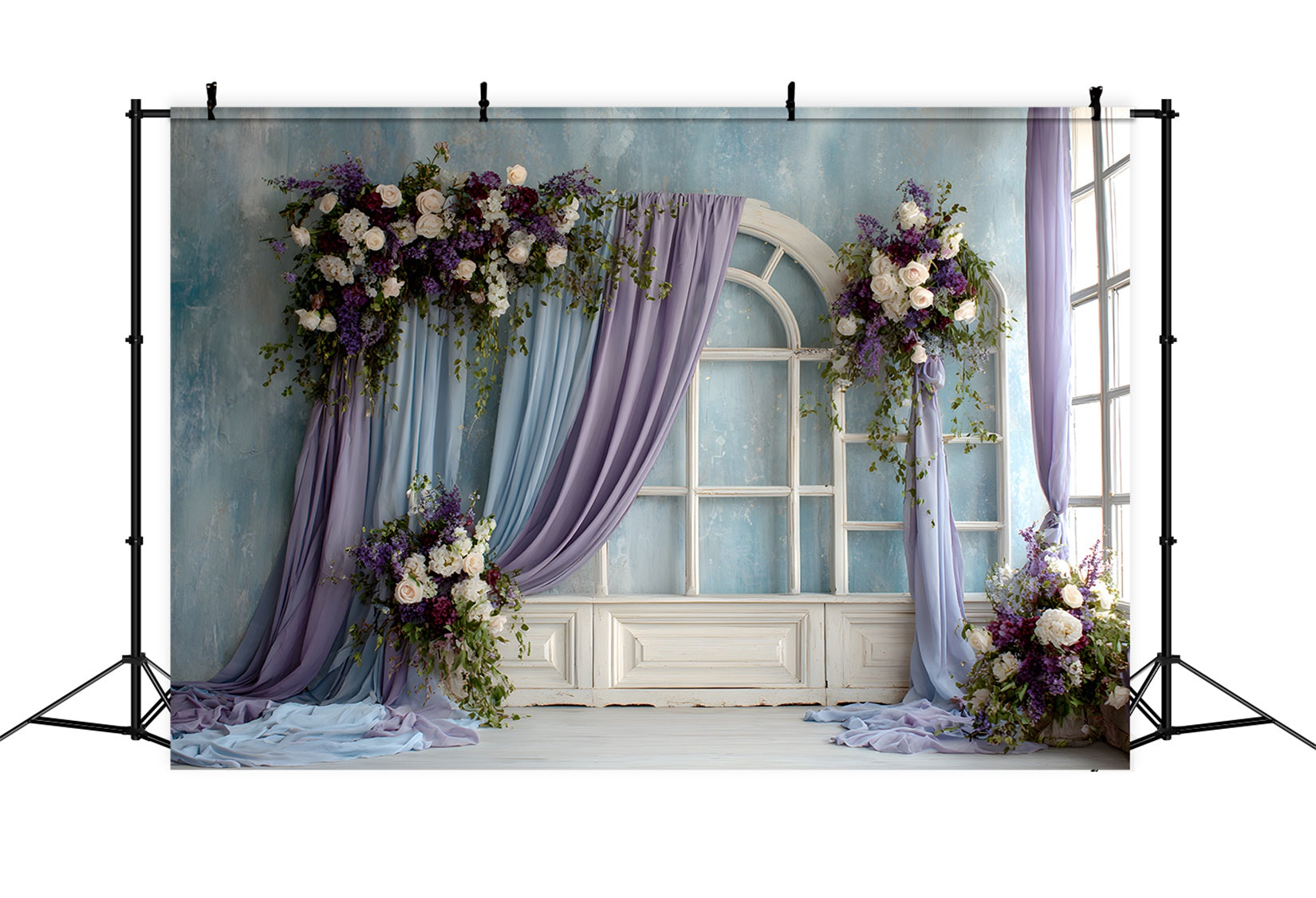 Mother's Day Photoshoot Backdrop Lavender Floral Archway Mothers Day Photoshoot Backdrop By Magali