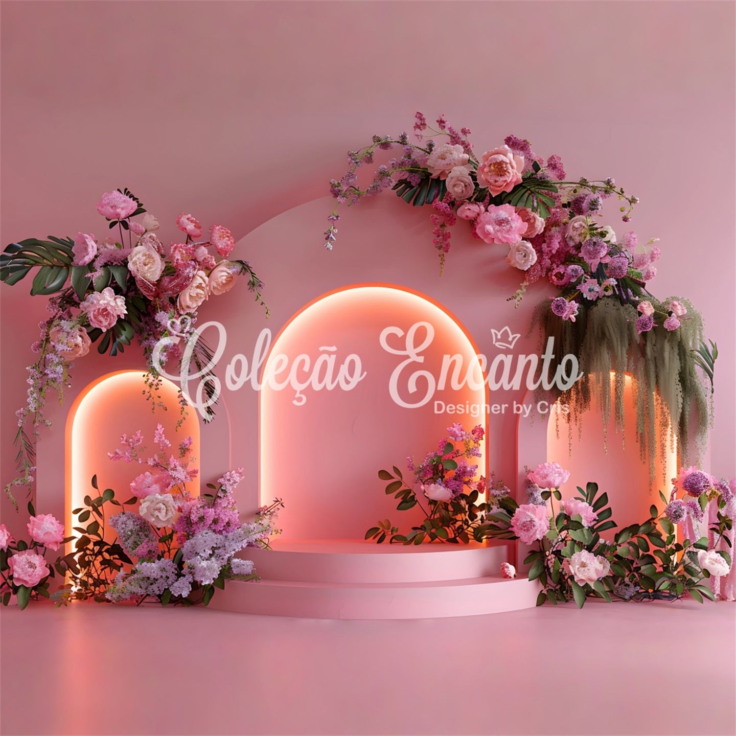 Mothers Day Flower Backdrop Lush Garden Peony Bliss Backdrops For Mother's Day By Magali
