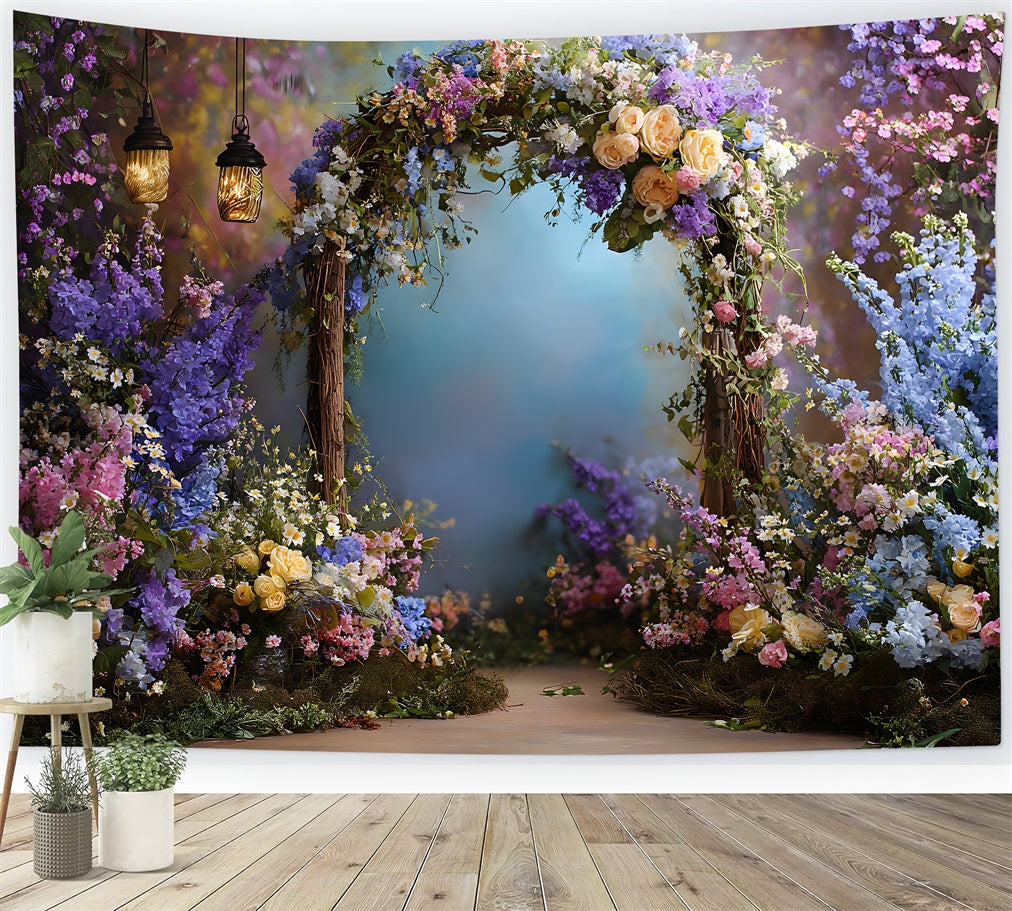 Mother's Day Backdrop Ideas Soft Pastel Floral Archway Mother's Day Backdrop Design By Magali