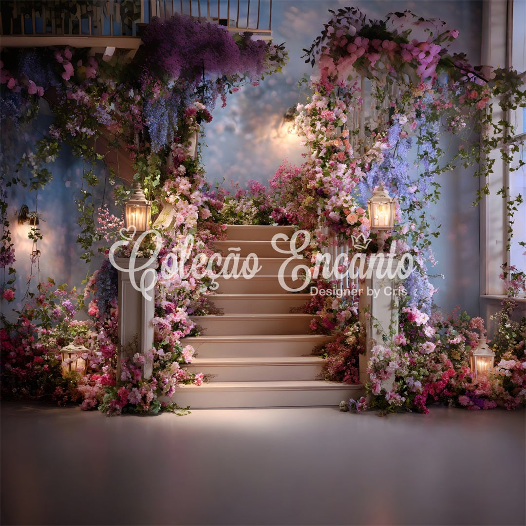Mothers Day Backdrop Design Flower Filled Vintage Porch Simple Mother's Day Backdrop By Magali