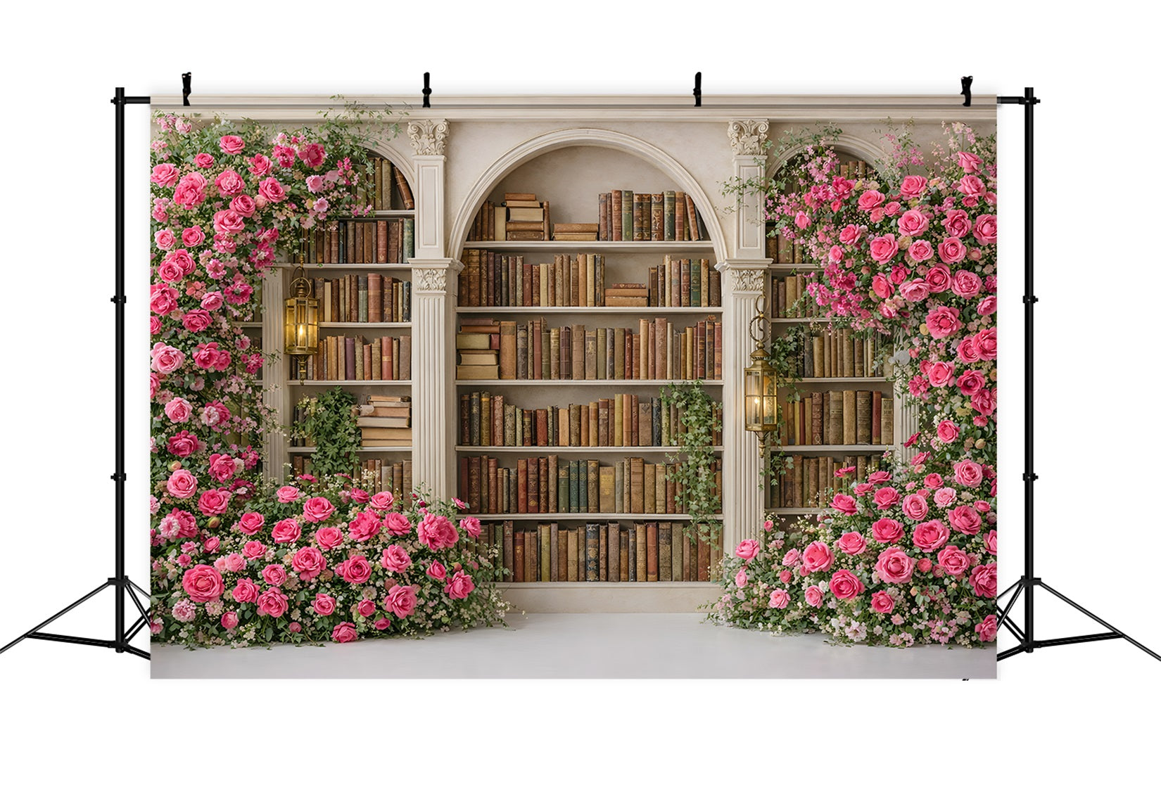Mother's Day Photo Backdrop Ideas Vintage Rose Library Arch Wall Backdrop For Mothers Day By Magali