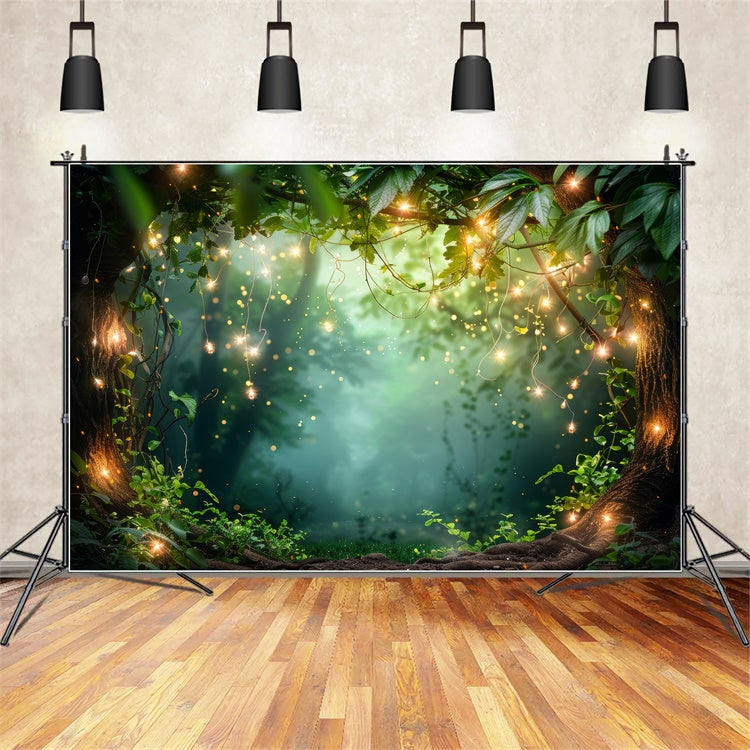 Forest Backdrop Ideas Enchanted Glow Forest Archway Backdrop CJJ2-45