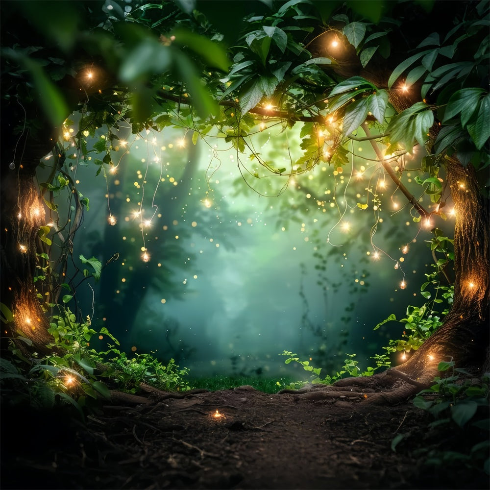 Forest Backdrop Ideas Enchanted Glow Forest Archway Backdrop CJJ2-45