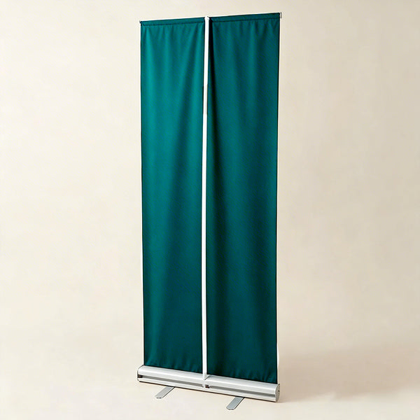 Custom Retractable Banner With Stand Personalized Rectangular Backdrop