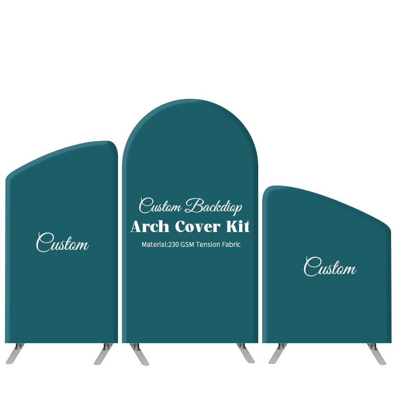 Personalized Uneven Arch Backdrop Kit for Theme Party