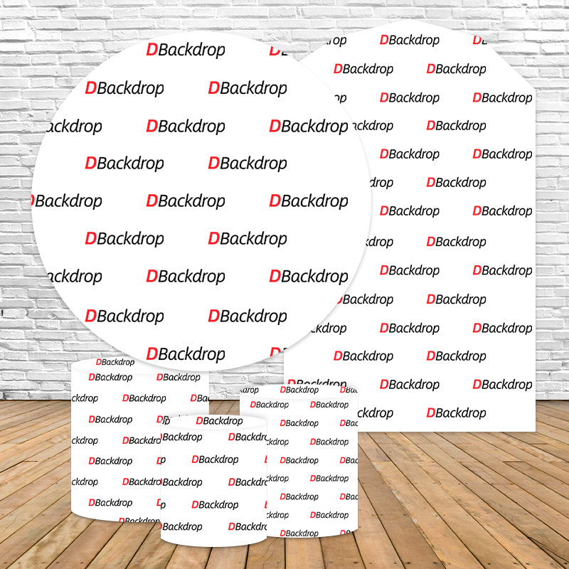 Custom Round Cover Kit with Barn Backdrop for Party