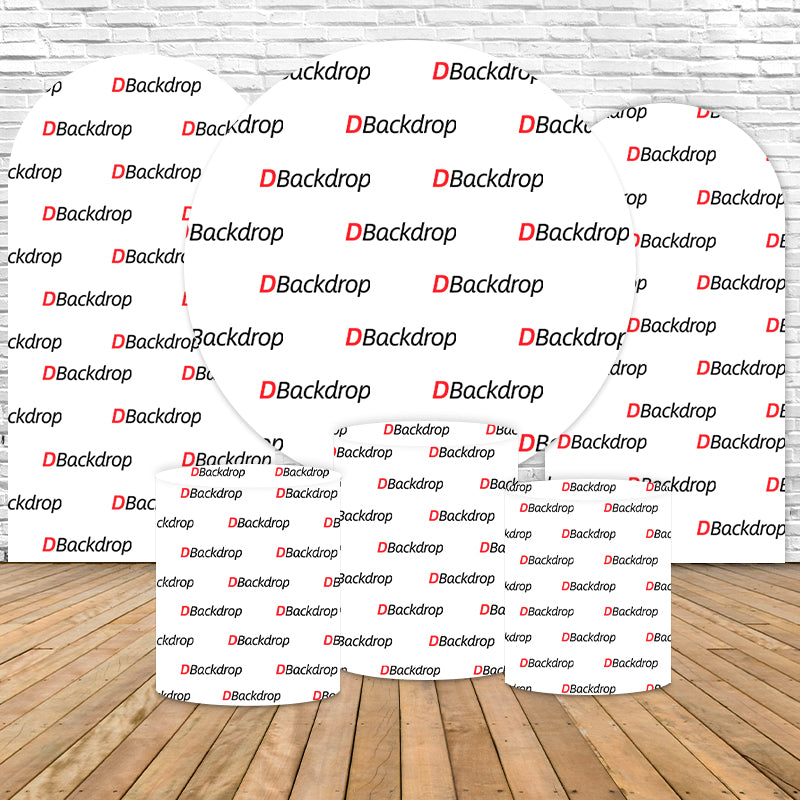 Custom Chiara Arch Backdrop with Round Backdrop Kit