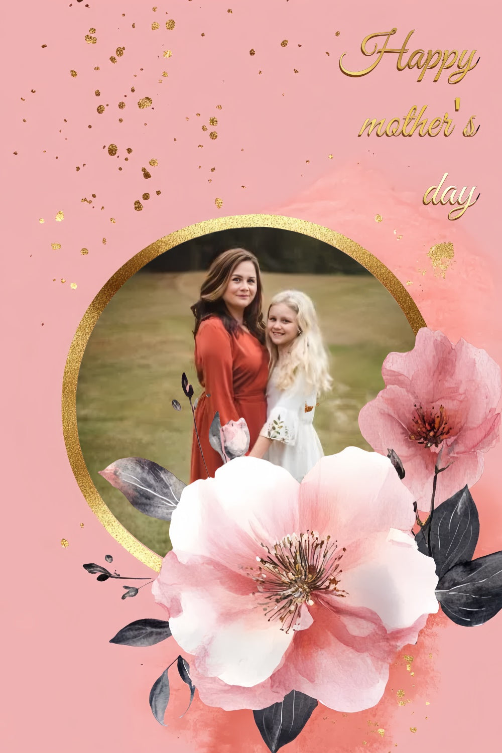 Backdrop For Mothers Day Delicate Pink Blossom Custom Backdrop CSH3-129