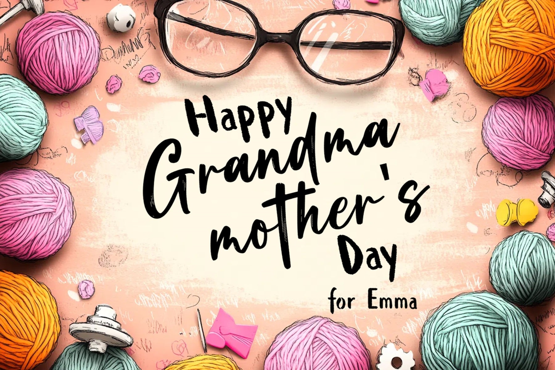 Backdrop Mothers Day Threads Love Customized Backdrop CSH3-153