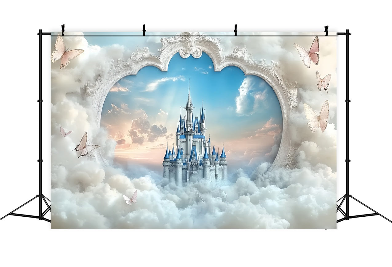 Castle Backdrops Heavenly Seen Heart Gate Backdrop CSH4-336